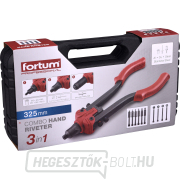 Karos szegecselő fogó COMBO-3F, szegecshez. anya M3-M10, szegecs. csavarok M4-M8, szegecsek 2,4-6,4 mm Karos szegecselő fogó COMBO-3F, szegecshez. anya M3-M10, szegecs. csavarok M4-M8, szegecsek 2,4-6,4 mm náhled