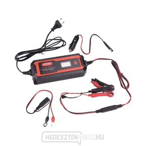 9 fokozatú autós töltő, mikroprocesszorral vezérelve, 12V/6V, 4A 9 fokozatú autós töltő, mikroprocesszorral vezérelve, 12V/6V, 4A gallery main image