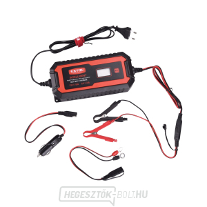 9 fokozatú autós töltő, mikroprocesszorral vezérelve, 12V/6V, 8A 9 fokozatú autós töltő, mikroprocesszorral vezérelve, 12V/6V, 8A gallery main image