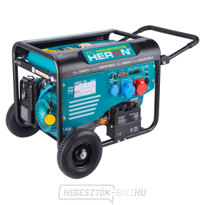 Benzin- és gázgenerátor (LPG/NG) 17 LE/8,2kW/10,2kVA (400V), 6,5kW (230V), elektromos indító, távirányító Benzin- és gázgenerátor (LPG/NG) 17 LE/8,2kW/10,2kVA (400V), 6,5kW (230V), elektromos indító, távirányító gallery main image