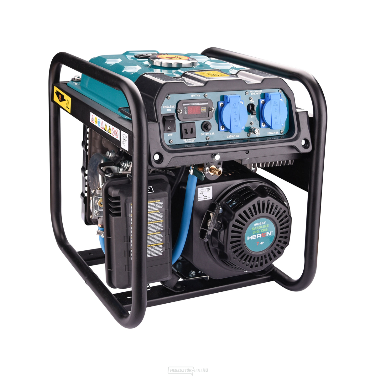 Digitális inverteres generátor (benzin/LPG/NG), 7LE/3,7 kW