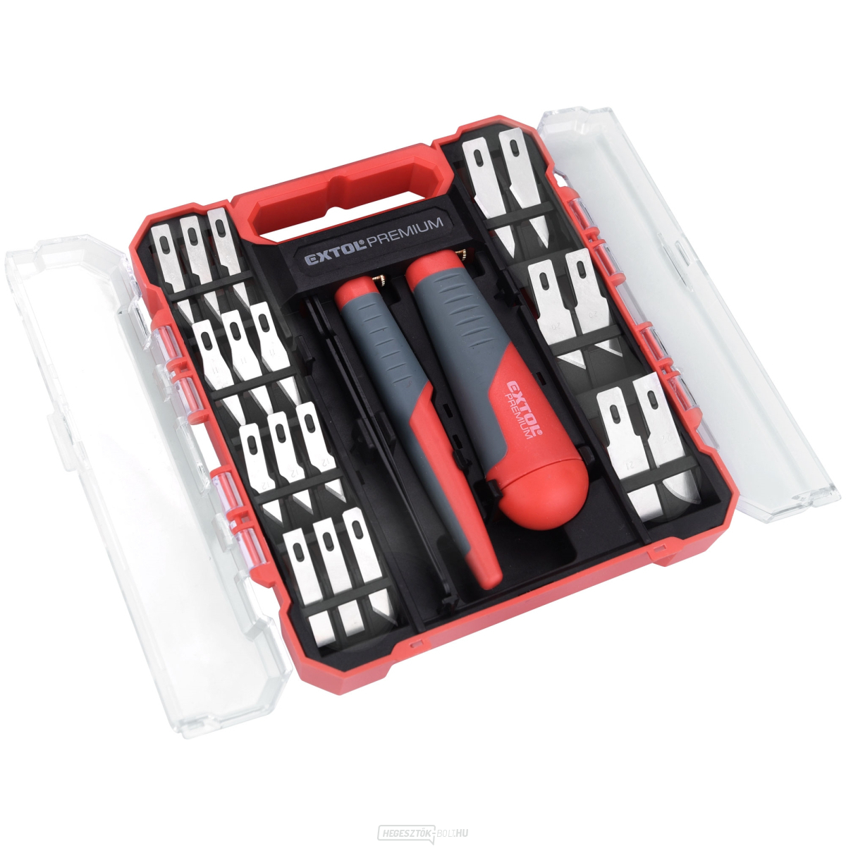 Faragó kések, 21 db-os készlet csipesszel