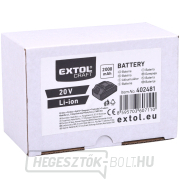 Extol akkumulátor, 20V Li-ion, 2Ah Előnézet 