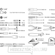Akkus fúrócsavarhúzó, KEFE NÉLKÜL, 12V Li-ion szerszámokkal, 46 db-os készlet Akkus fúrócsavarhúzó, KEFE NÉLKÜL, 12V Li-ion szerszámokkal, 46 db-os készlet náhled