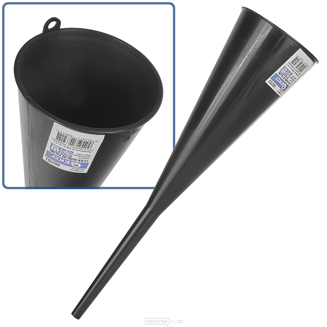 Hosszú üzemanyagtölcsér 12.5x45.5cm (100)