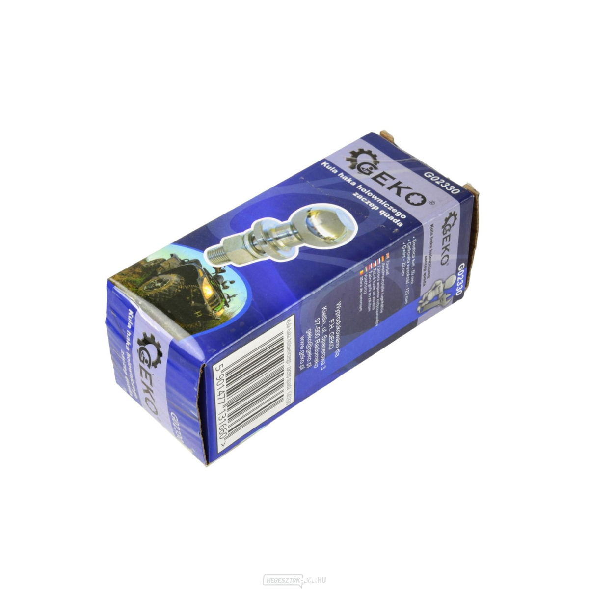 Vonóhorog gömb - négyes vonóhorog (25)