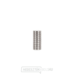 Hengeres neodímium mágnes 8x2mm (10) gallery main image