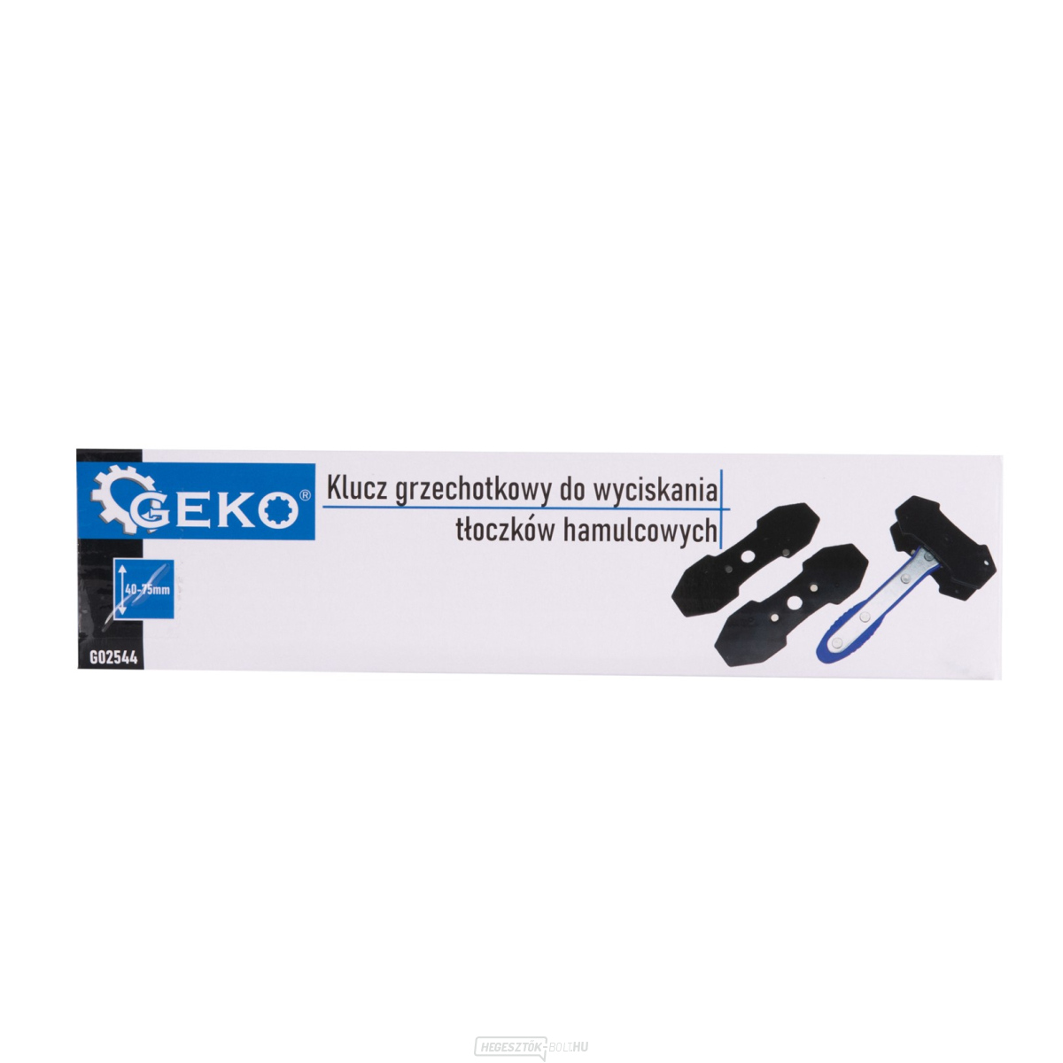 Fékdugattyúk 40-75 mm-es (20) racsnis kulcs a fékdugattyúk lenyomásához