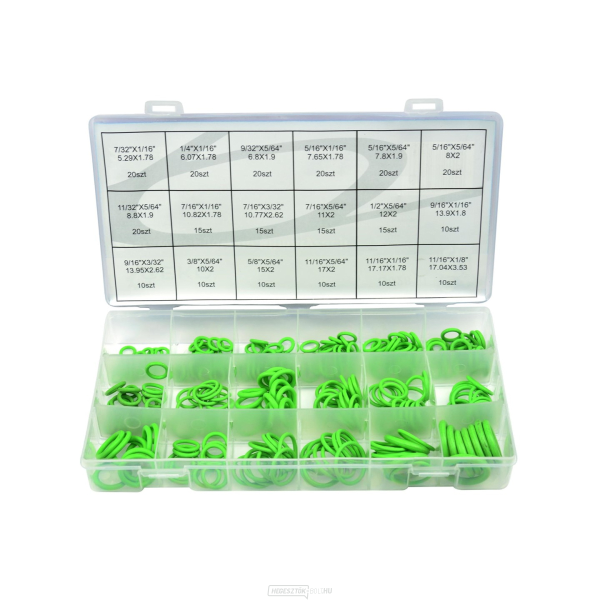 A/C O-gyűrű készlet 270db(20)