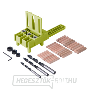 Dübelszerszám készlet 44 db-os, fúróval és csapokkal O 6-8-10mm Előnézet 