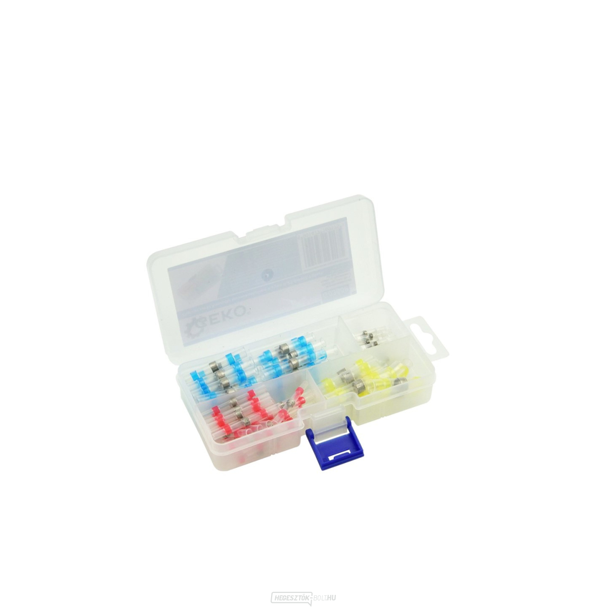 Hőzsugorítható csőcsatlakozók ónnal 0,25-6mm2 100db. - 4 méret (200)