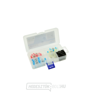 Hőzsugorítható csőcsatlakozók ónnal 0,25-6mm2 100db. - 5 méret (200) Hőzsugorítható csőcsatlakozók ónnal 0,25-6mm2 100db. - 5 méret (200) gallery main image