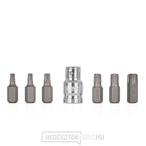 7 részes TORX csavarhúzó készlet T25-T55 (10/100) gallery main image