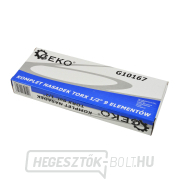 9x dugókulcs-készlet E10-24,1/2  9x dugókulcs-készlet E10-24,1/2