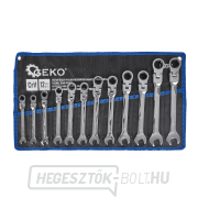 Ratchet gyűrűs kulcskészlet 12 el. 8-19mm  Előnézet 