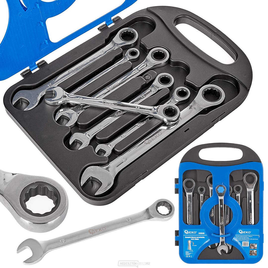 Bereteszkulcsos kulcskészlet 7el 8-19mm (12)