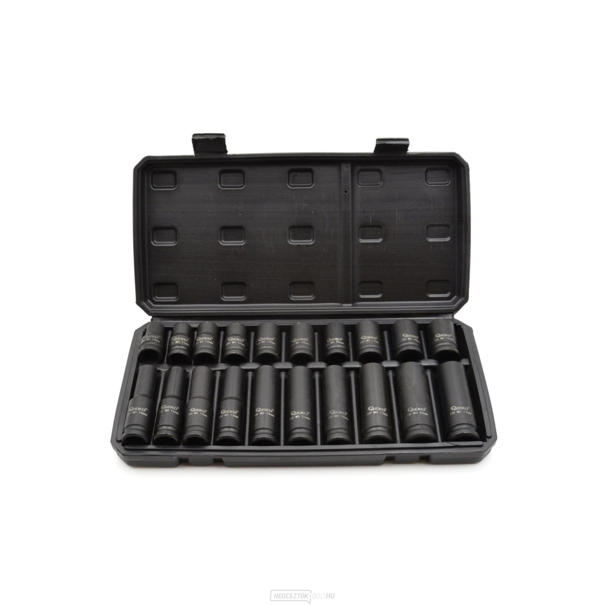 1/2" hosszú és rövid ütvecsavaros dugókulcsok készlete 10-19mm (10)