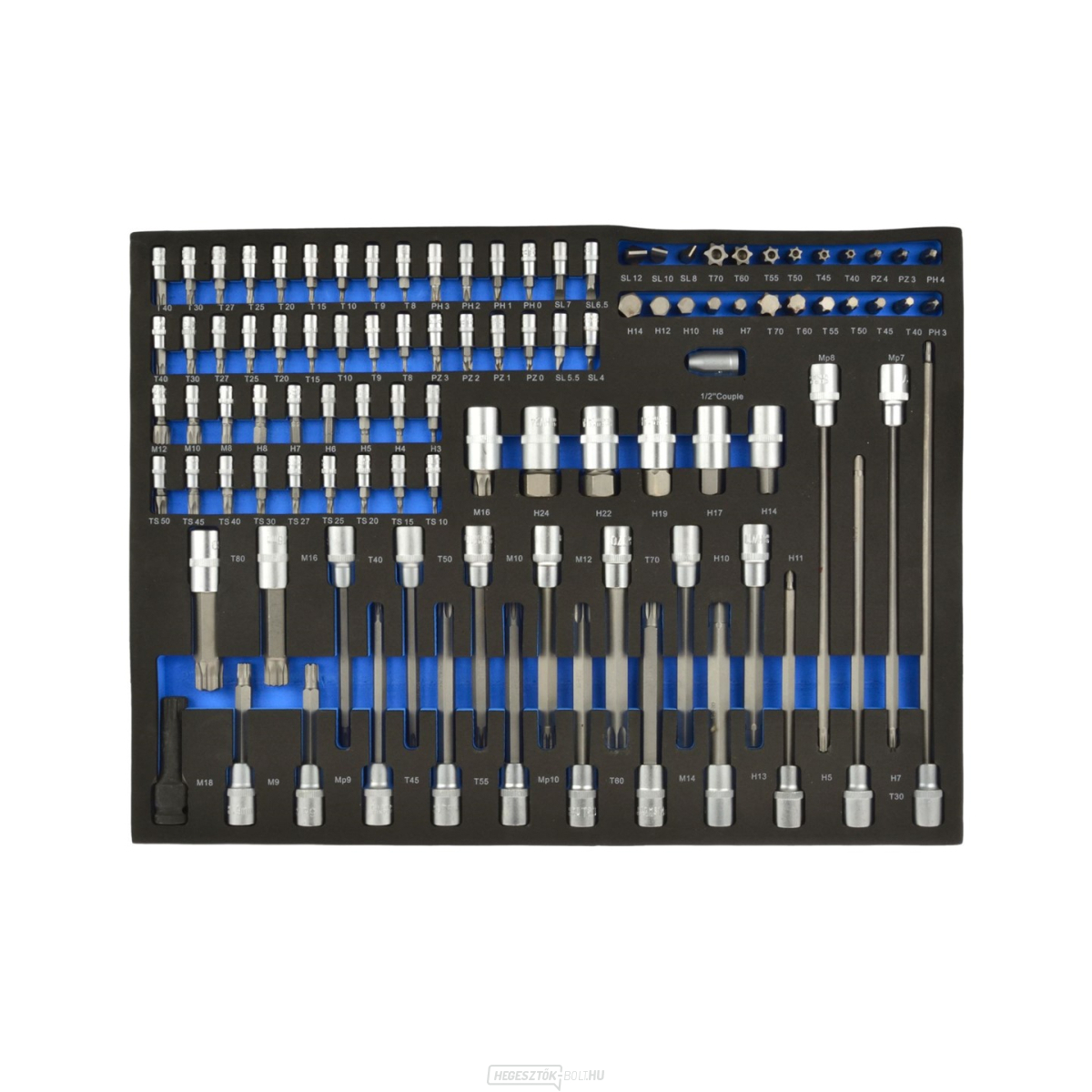 Torx dugókulcsok és bitek készlete 102el.  CRV(3)