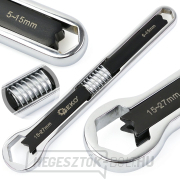 Állítható gyűrűskulcs - fordítható 15-27mm/5-15mm CrV (30) náhled