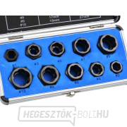 Dugókulcs készlet sérült csavarokhoz, 10 darabos, alumínium, csomag (25/30) Előnézet 