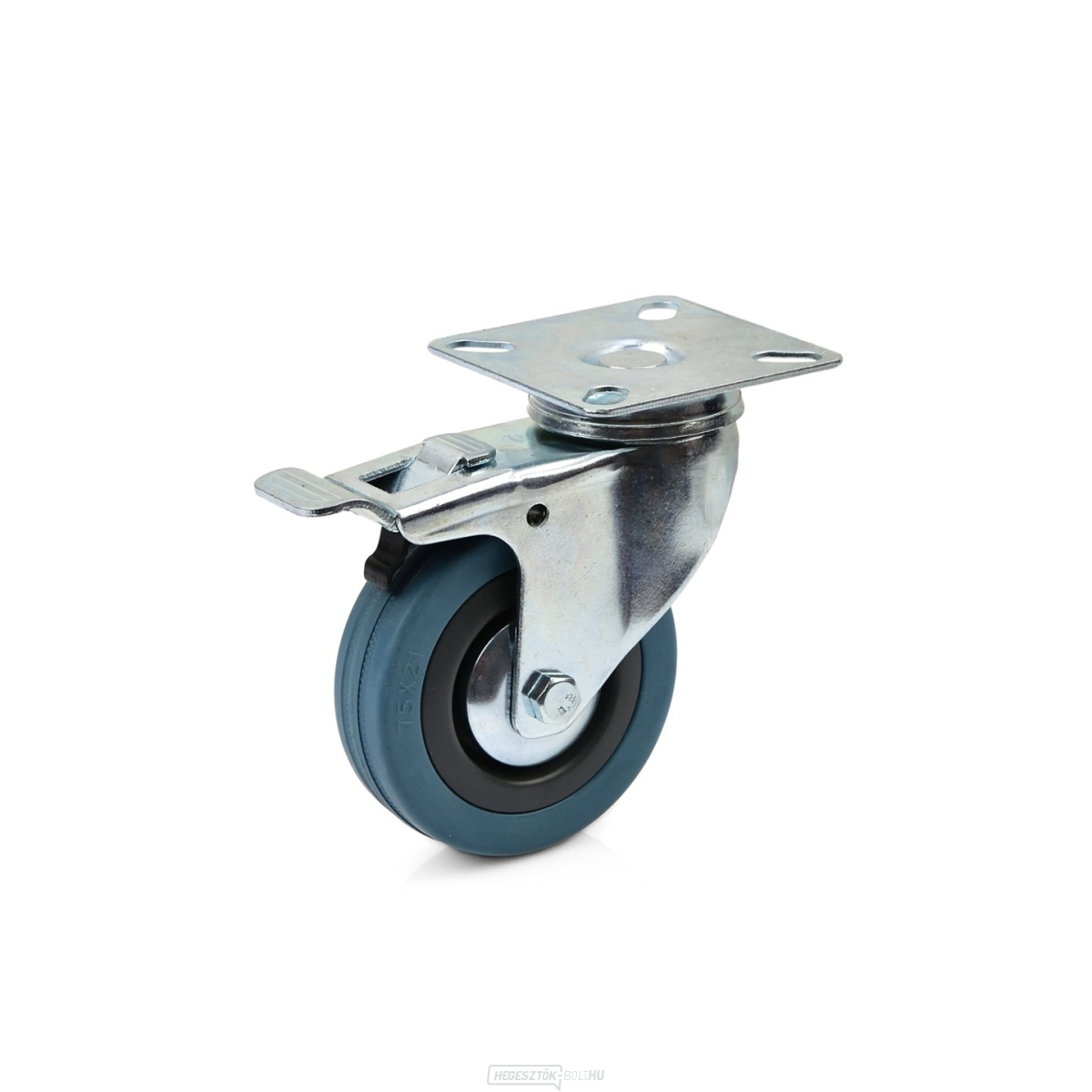 Forgókerék fékkel 75mm PP/gumi (50)