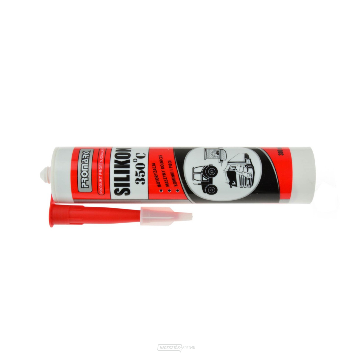 Magas hőmérsékletű szilikon piros 300ml(15)