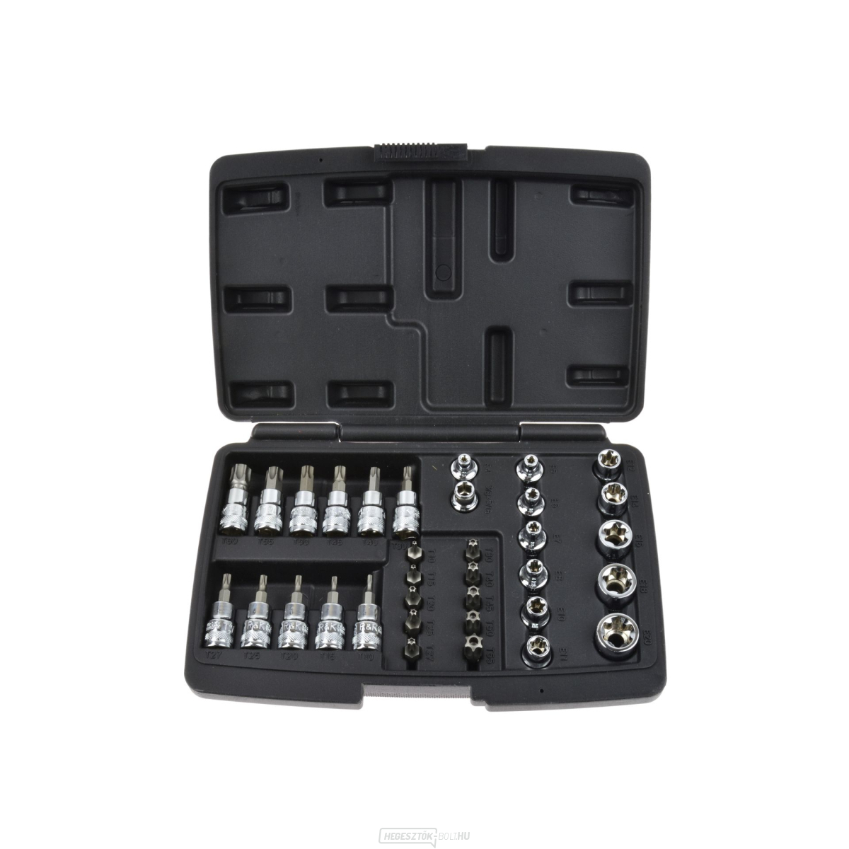 Professzionális TORX dugókulcs-kulcskészlet 34el. 3/8" S2 (10)