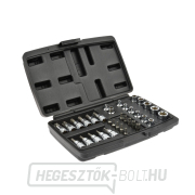 Professzionális TORX dugókulcs-kulcskészlet 34el. 3/8