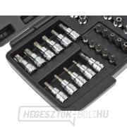 Professzionális TORX dugókulcs-kulcskészlet 34el. 3/8
