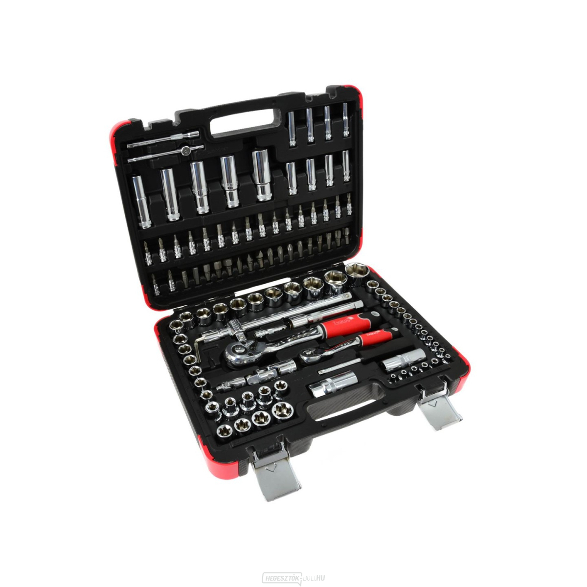 Professzionális dugókulcs-kulcskészlet 108el. 1/4"-1/2" 25GW (4)