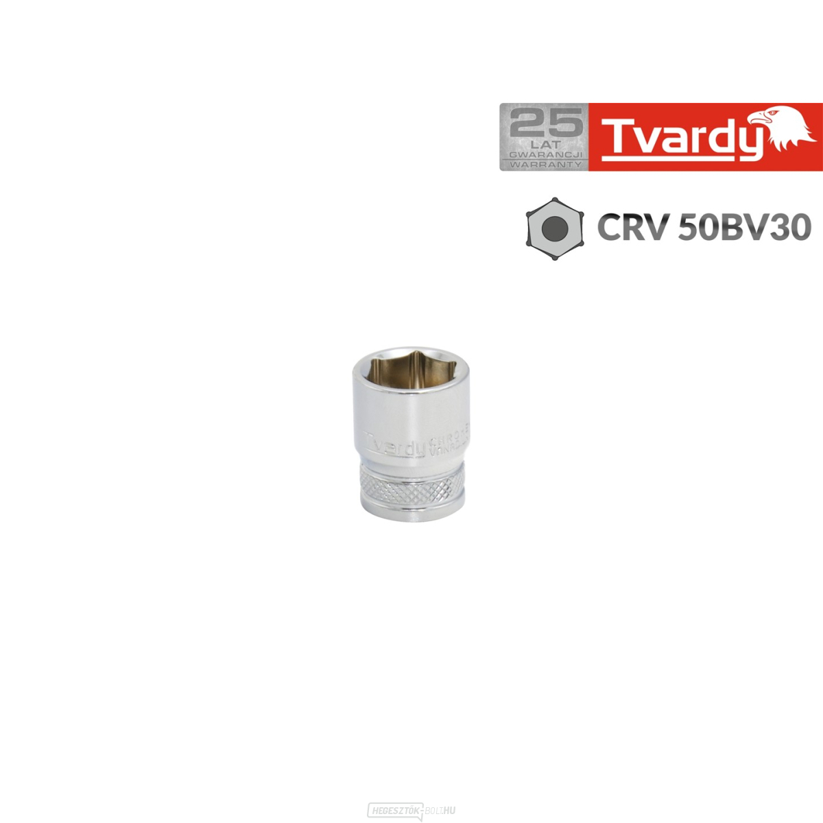 Hatszögletű foglalat 1/4" 11 mm TVARDY (10/100)