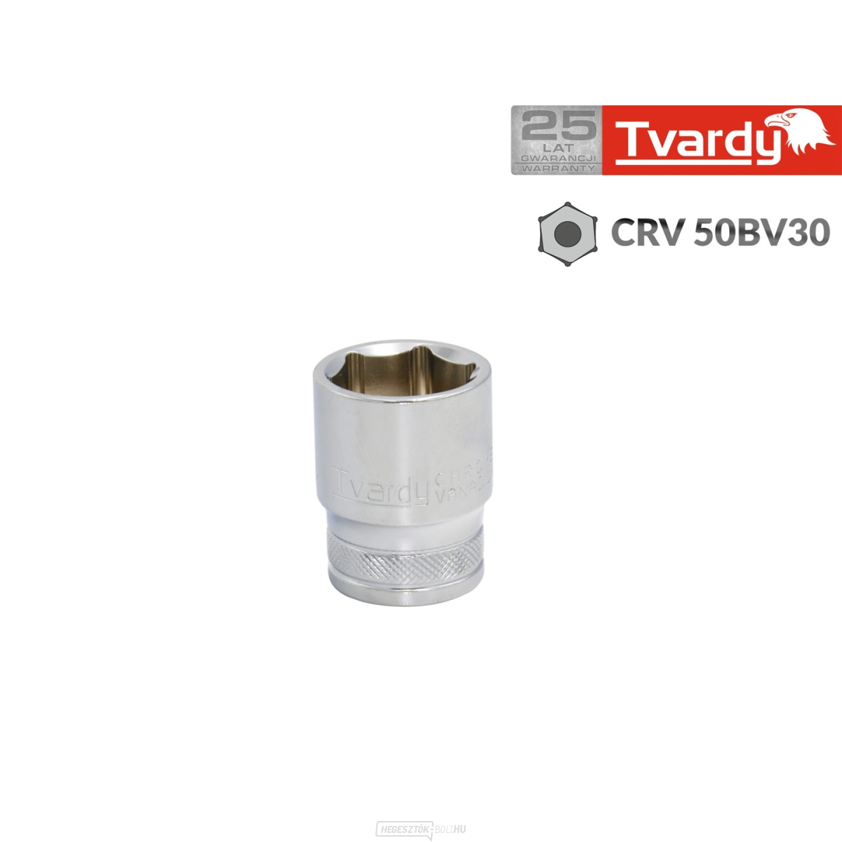 1/2"-os hatszögletű 12 mm-es TVARDY (10/100)