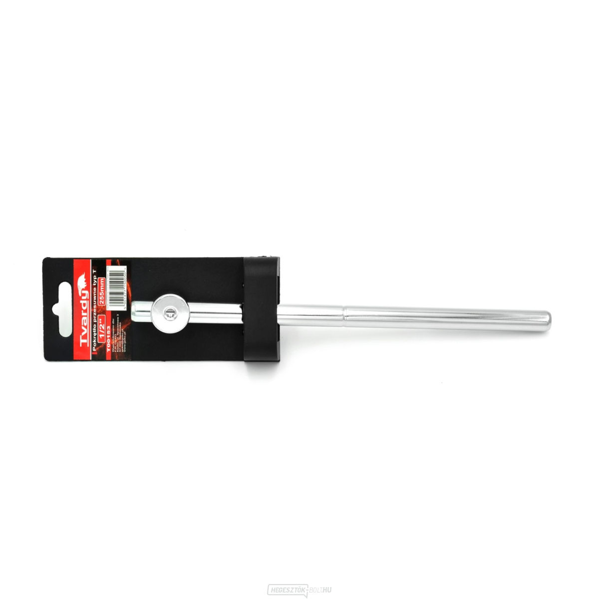 Csúszógomb, T típus 1/2" 255 mm TVARDY(10/20)
