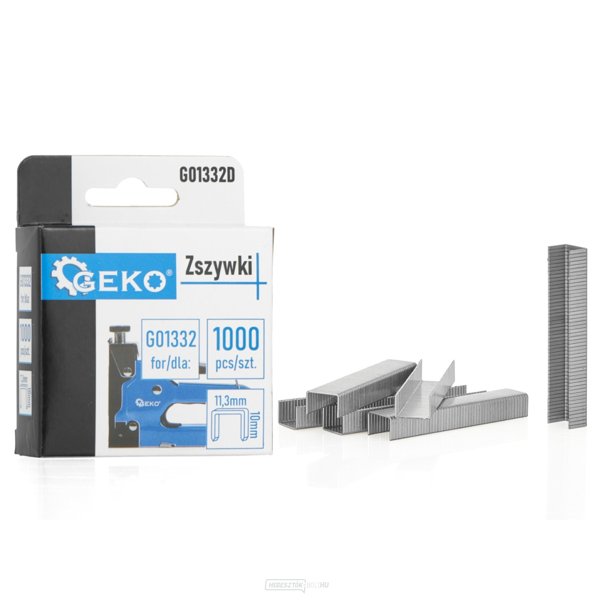 Tűzőkapocs 1.2x11.3mm 10mm 1000db. (200)