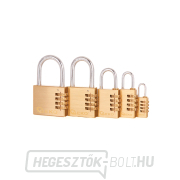 Sárgaréz lakat 60mm-es kóddal (4 számjegyű) (7/84) náhled