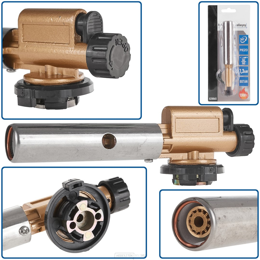 Piezo gázégő öntöttvas 360 fok (100)