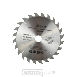 Favágó tárcsa 250x32x24T(25) Favágó tárcsa 250x32x24T(25) gallery main image