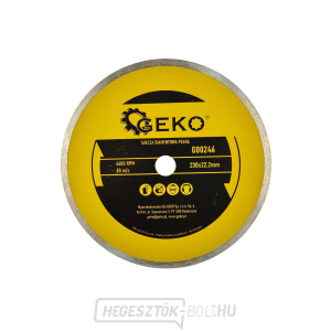 Tárcsa átmérője. 230mmx22.23 Full GEKO (25) Tárcsa átmérője. 230mmx22.23 Full GEKO (25) gallery main image