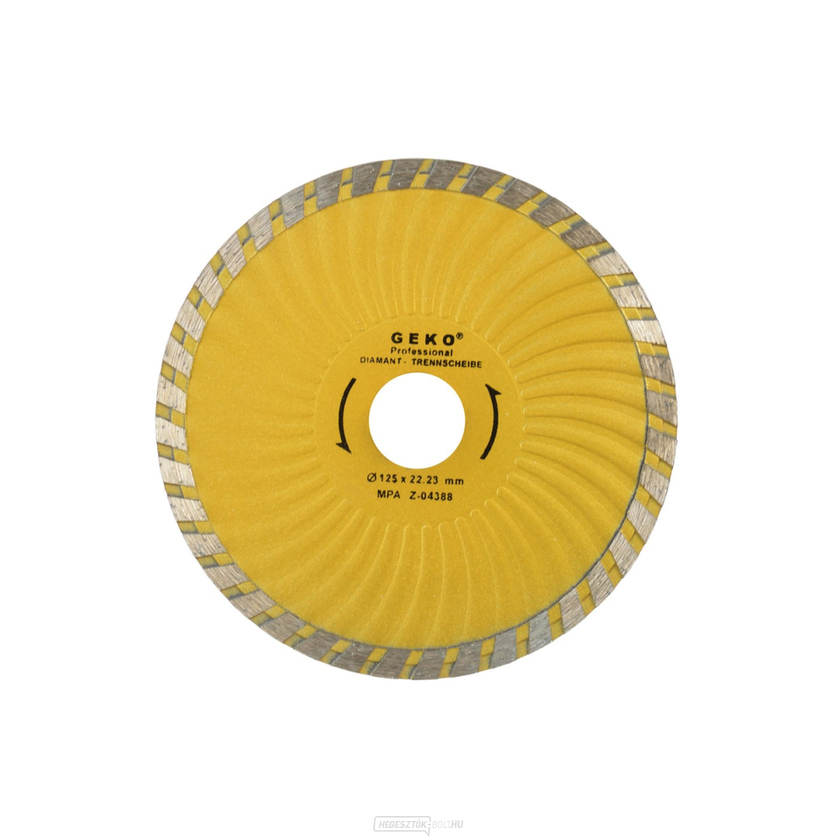 125 mm átmérőjű penge turbó plusz GEKO PROFI (100)