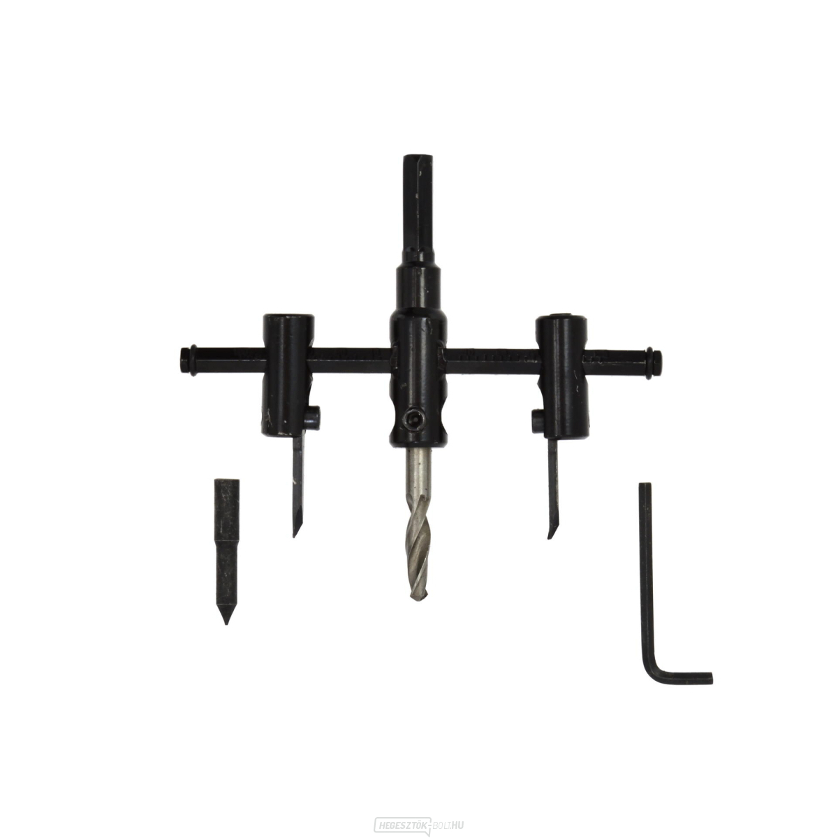 Állítható lyukfűrész 30-120 mm gipszkartonhoz, fához (5/50) Állítható lyukfűrész 30-120 mm gipszkartonhoz, fához (5/50) gallery main image