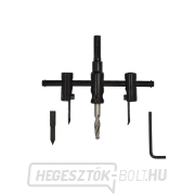 Állítható lyukfűrész 30-120 mm gipszkartonhoz, fához (5/50) Állítható lyukfűrész 30-120 mm gipszkartonhoz, fához (5/50) gallery main image