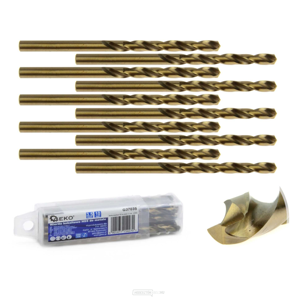 HSS kobalt fúrószár fémhez 3,5 mm (10/1890)