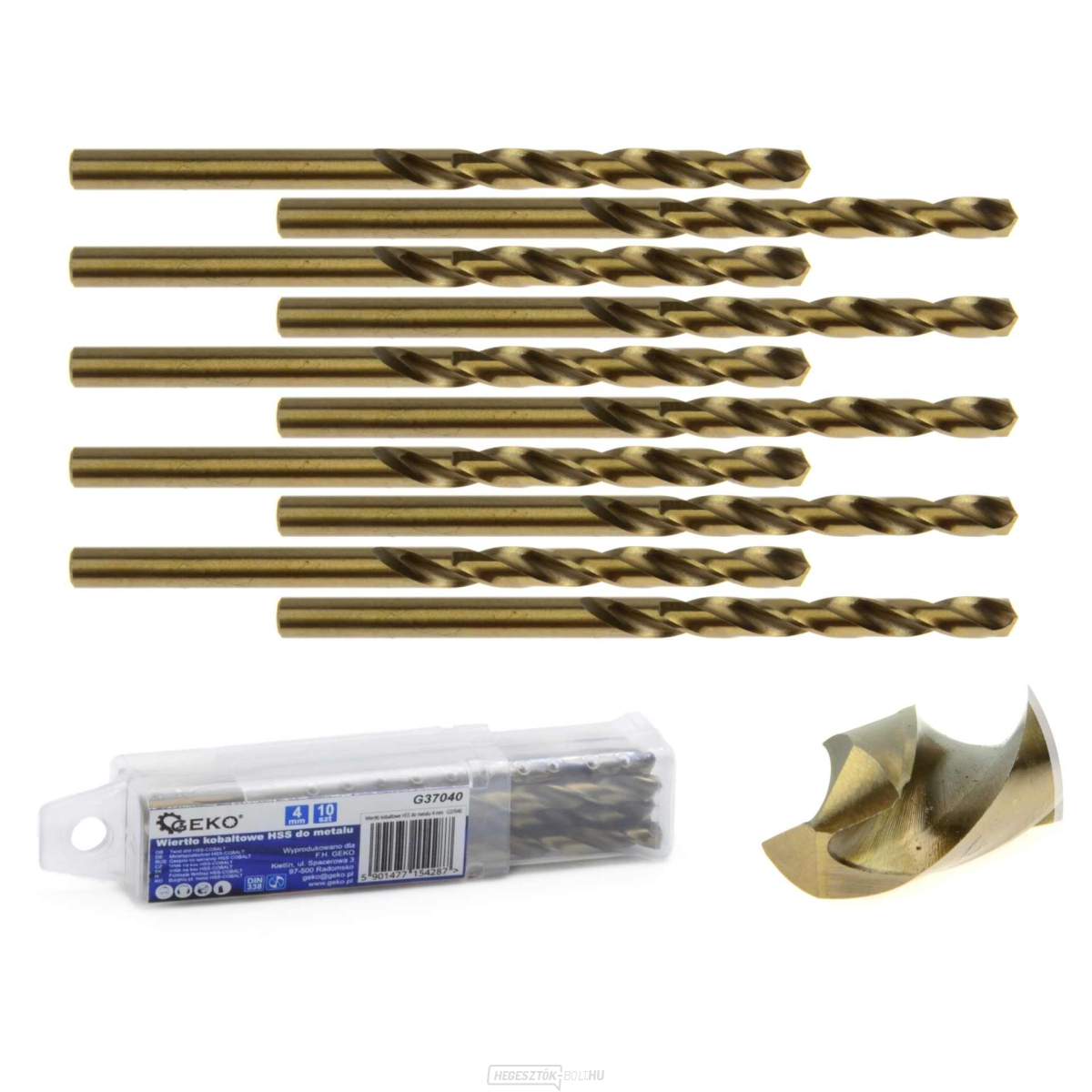 HSS kobalt fúrószár fémhez 4 mm (10/1890)