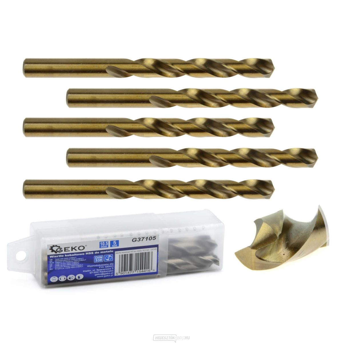 HSS kobalt fúrószár fémhez 10,5 mm (5/105)