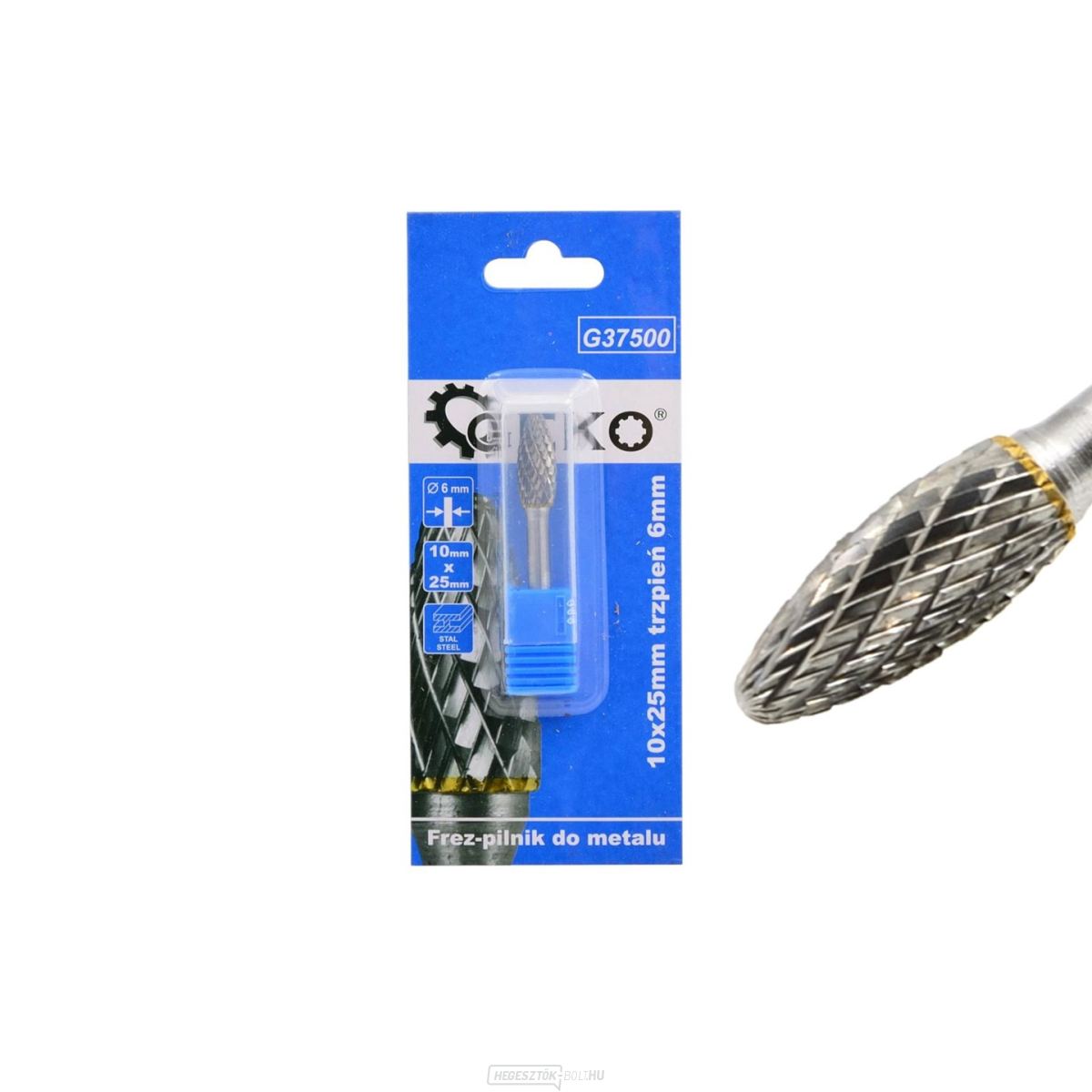 Volframkarbid fémvágó 10x25mm (200)