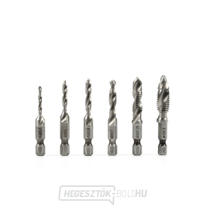 HSS menetes fúrószár készlet M3-M10 6el. (100) gallery main image
