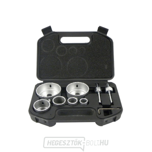 Keményfém lyukfűrész készlet 22-73mm 9el.(24) Keményfém lyukfűrész készlet 22-73mm 9el.(24) gallery main image