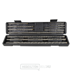 11 darab SDS PLUS fúrószár készlet 5-20mm(10) 11 darab SDS PLUS fúrószár készlet 5-20mm(10) gallery main image