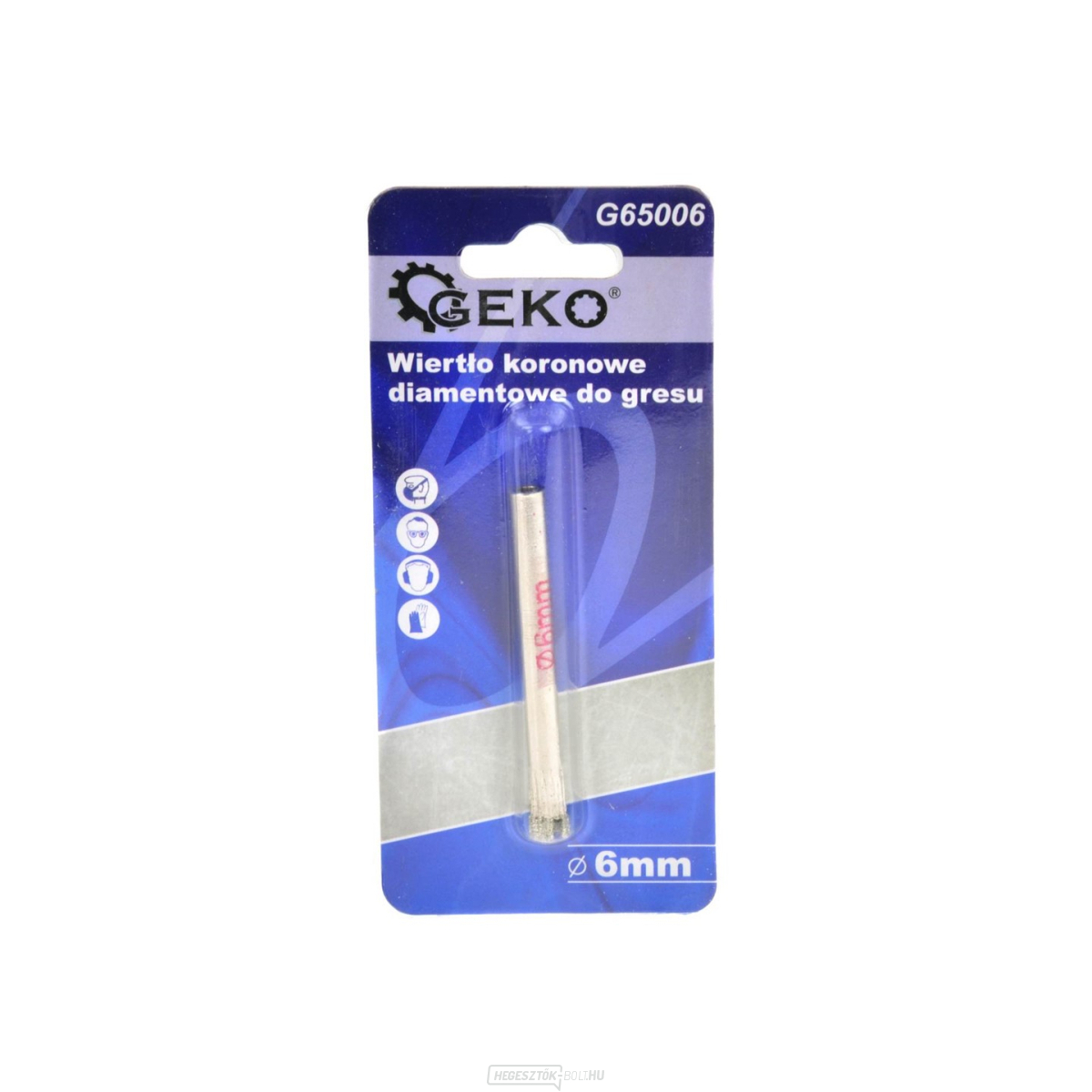 Gyémánt fúrószár kőedényekhez 6mm (1/50/100/500) Gyémánt fúrószár kőedényekhez 6mm (1/50/100/500) gallery main image