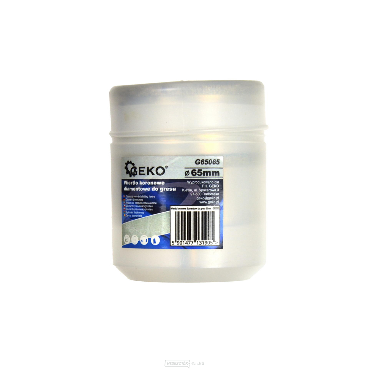 Gyémánt magfúrófej kőedényekhez 65mm (1/5/80) Gyémánt magfúrófej kőedényekhez 65mm (1/5/80) gallery main image